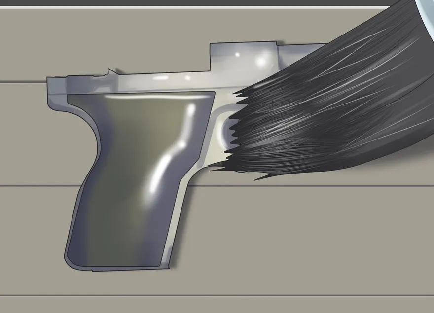 銃の樽を青くする方法