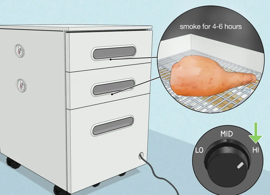 自家製の肉喫煙者の作り方