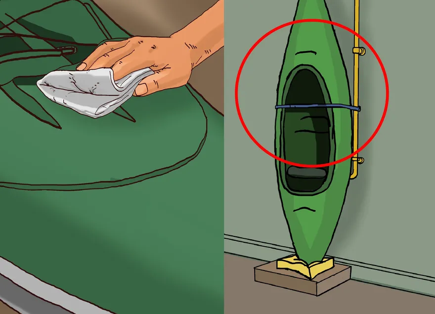 カヤックの保管方法