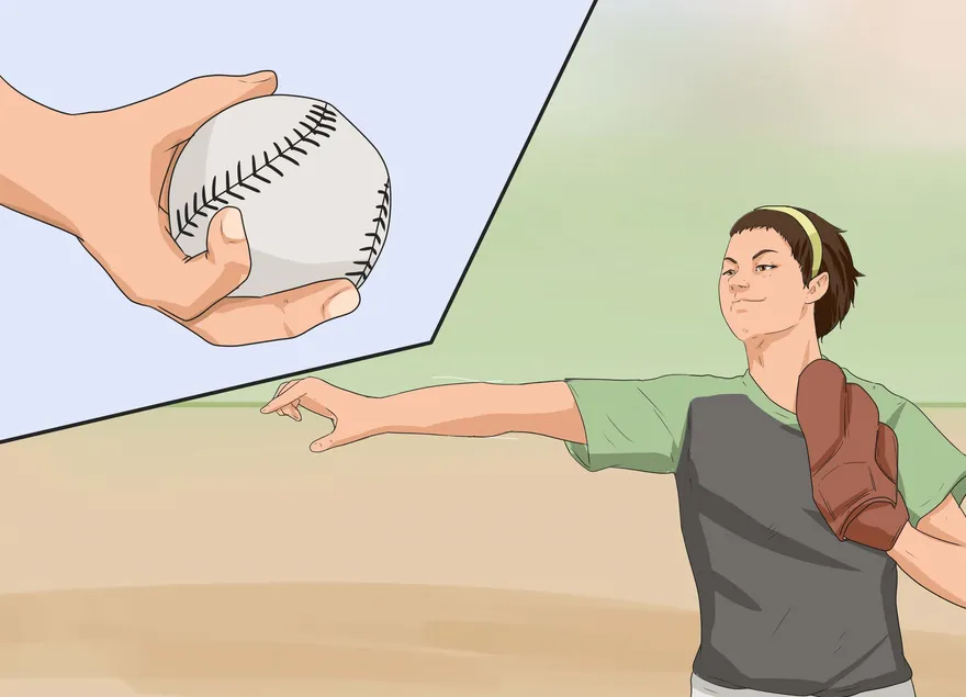 ソフトボールを投げる方法
