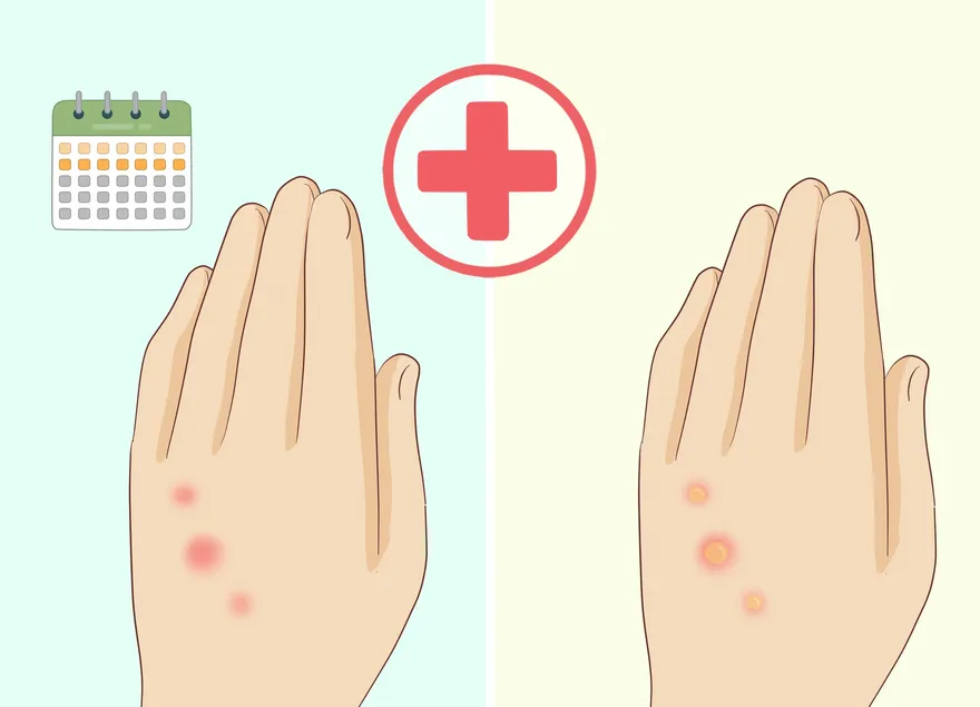 ナンキンムシの咬傷の治療方法
