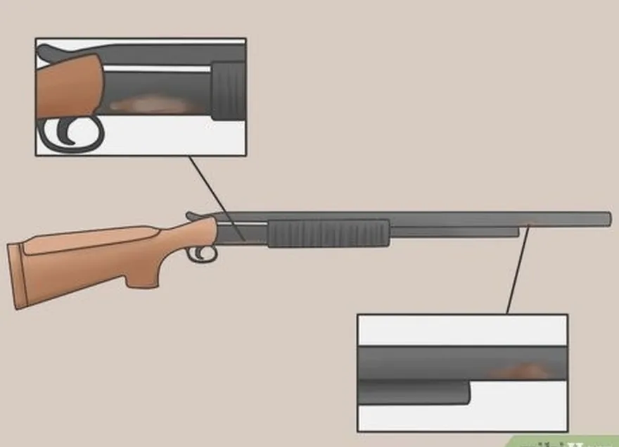 ステップ1銃をきれいにします...