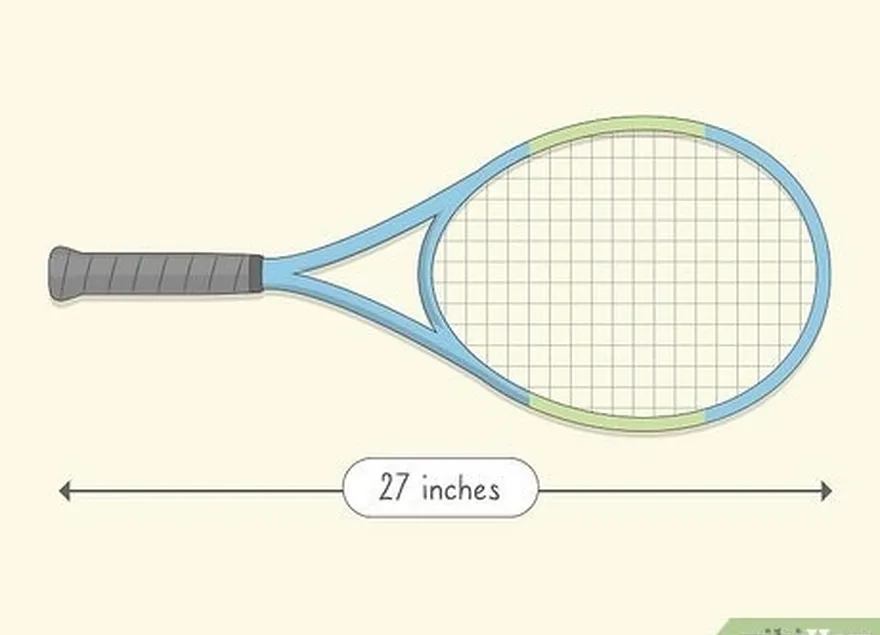 ステップ 2 延長された長さのラケットの追加のパワーが必要でない限り、通常の 27 インチの長さのラケットを選択してください。