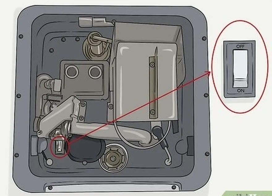 ステップ2ウォーターポンプまたは供給ラインをシャットダウンしてください't fill the tank.