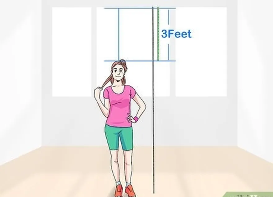 ステップ 1:'s your height plus 3 feet (0.91 m) feet.