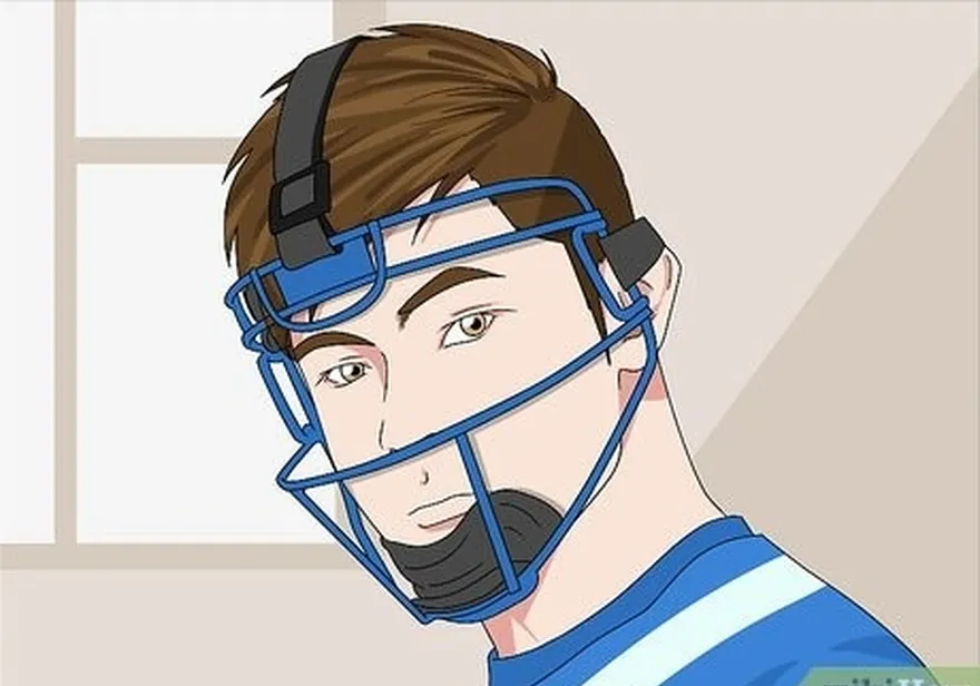 ステップ1フィールダーを着用します's mask if you're a pitcher or third basemen.