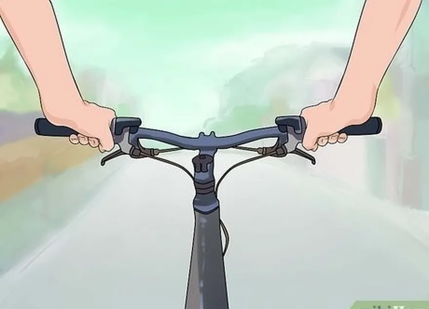 ステップ4自転車に乗る。