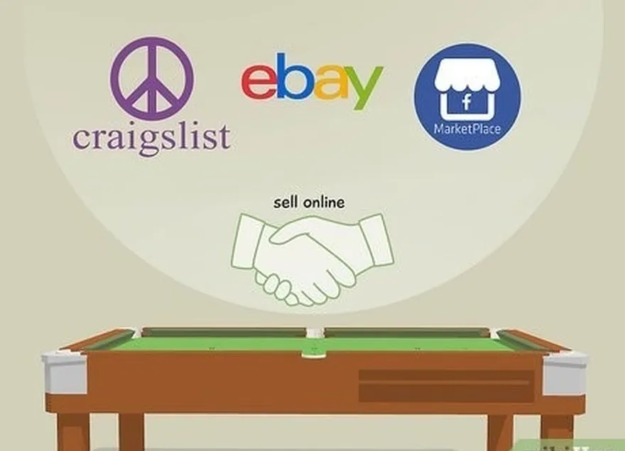 ステップ 2 craigslist または ebay でビリヤード台を販売して、手っ取り早くお金を稼ぎます。