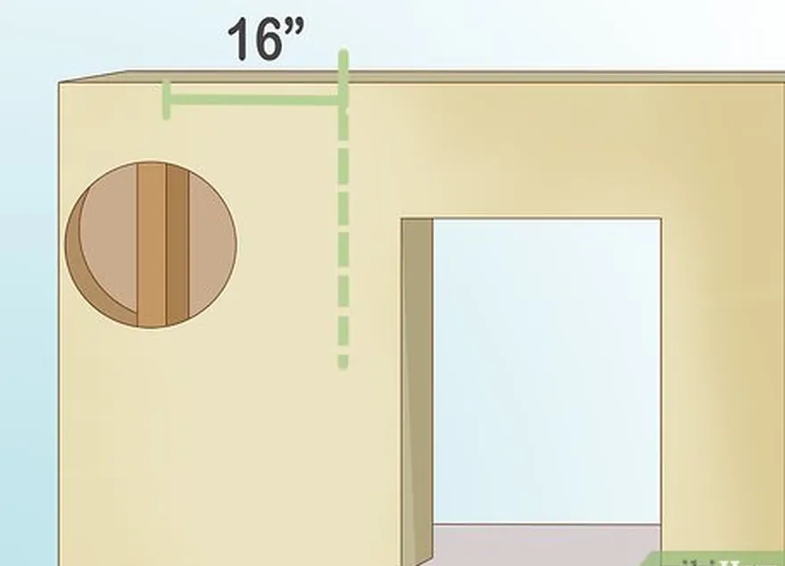 ステップ 1 次の場合は、壁の間柱の位置を確認します。're hanging the bar on a non-concrete wall.