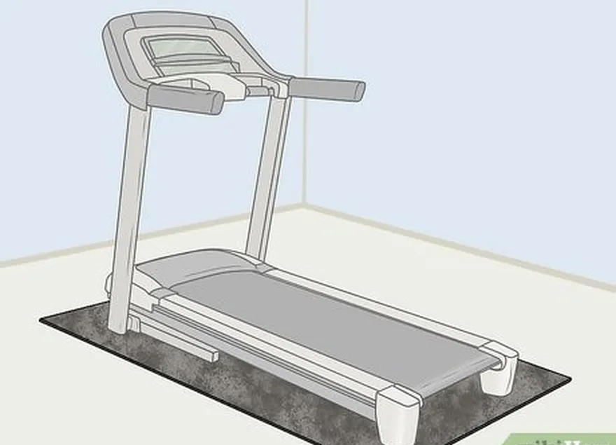 ステップ3トレッドミルマットに投資して、振動を最小限に抑えます。