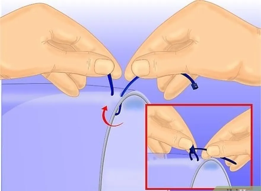 ステップ3穴をziptieします。