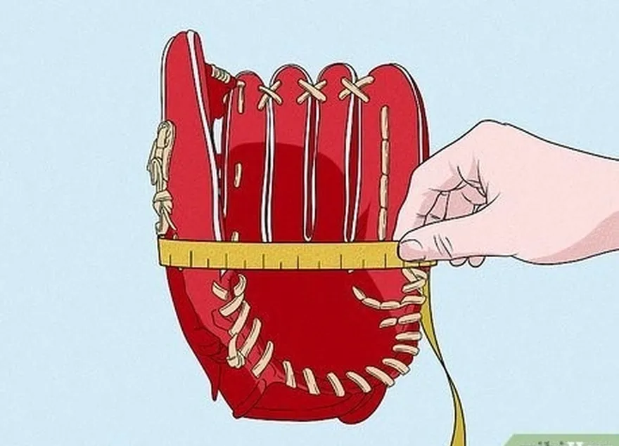 ステップ3野球手袋と同じ方法を使用して、ソフトボールグローブを測定します。