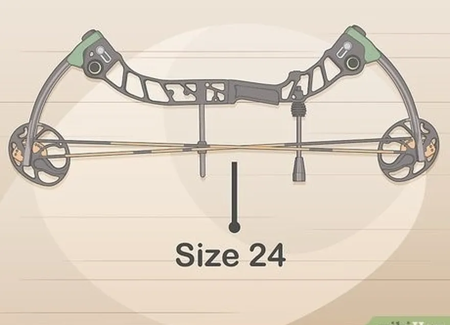 ステップ5この測定値を使用して、弓を購入または設定します's draw length.