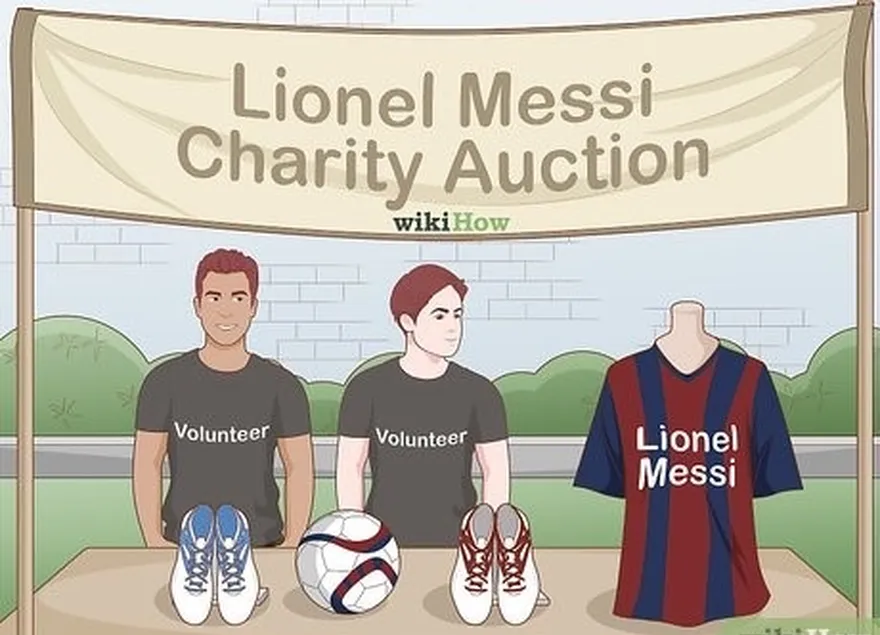 ステップ3は、lionel messiのようにまたは従ってください's charities.