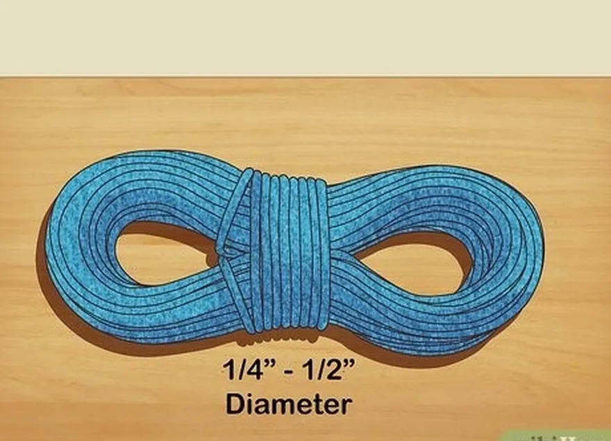 ステップ3 1/4のロープを持参してください'' to 1/2'' (6.3 to 12.7 mm) diameter.