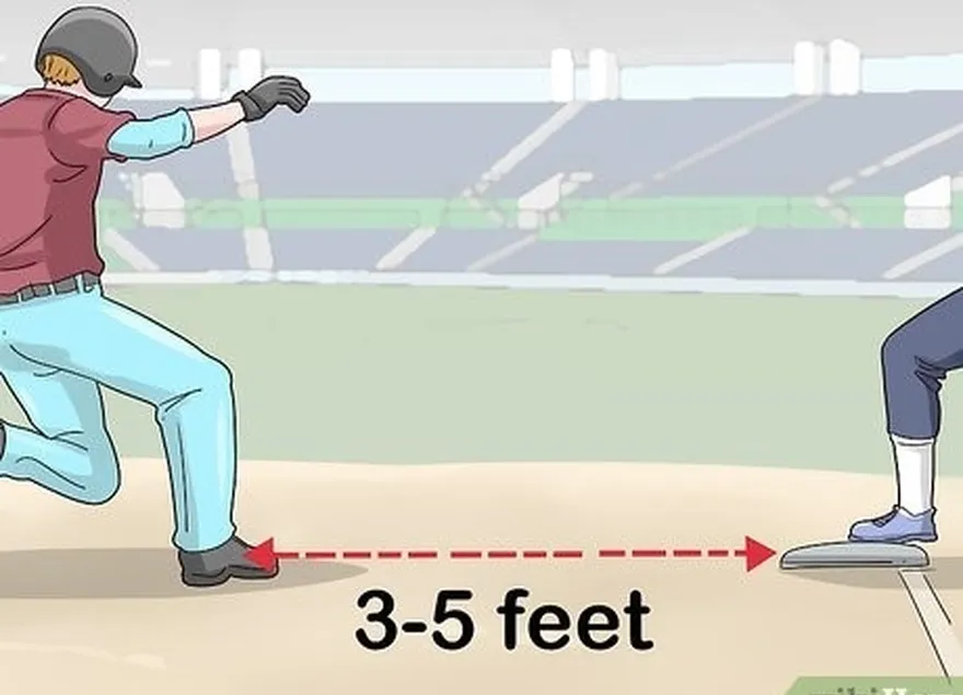 ステップ4ベースから3〜5フィート（0.91〜1.52 m）離れたスライドを開始します。