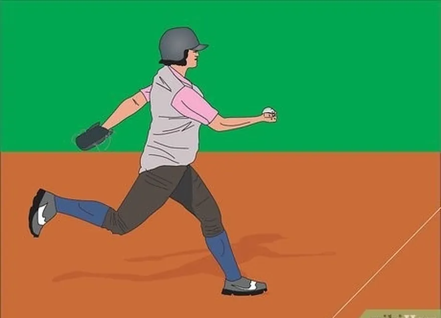 そう、あなた'll then need to beat the runner to first base, but you need to make sure you have the ball first.