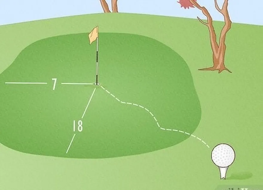 ピンを使用します's location to plan your tee shot.