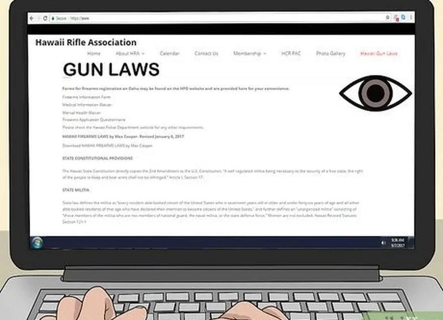 ステップ1状態を調べます's gun laws online before purchasing a gun.