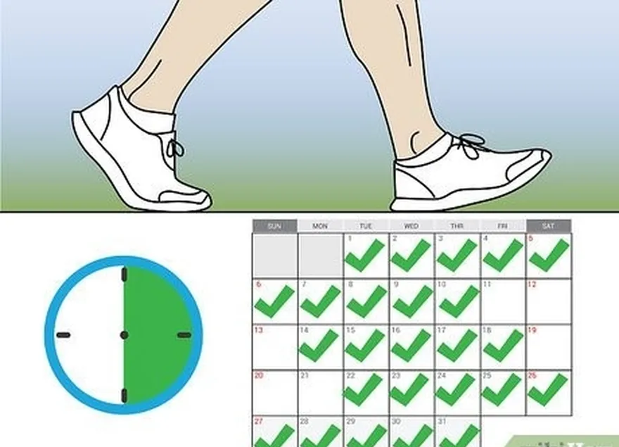 ステップ 2 1 日少なくとも 30 分、週に 5 回は歩くようにしましょう。