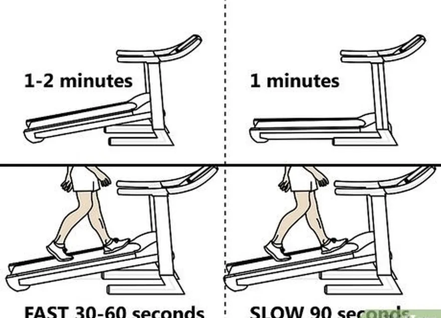 ステップ 2 筋肉量を減らすことなく、より多くのカロリーを消費するインターバル トレーニングを試してください。