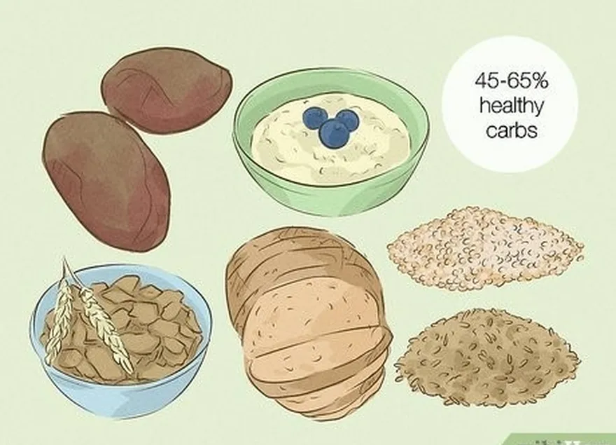 ステップ 3 健康的な炭水化物を選択し、それを食事の 45 ～ 65% にします。