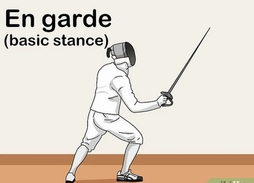 ステップ3 en garde (french term):