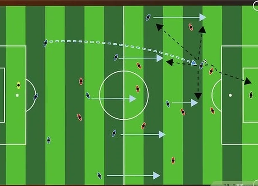 ステップ 6 サッカーのロングボールを受け入れるようになります。