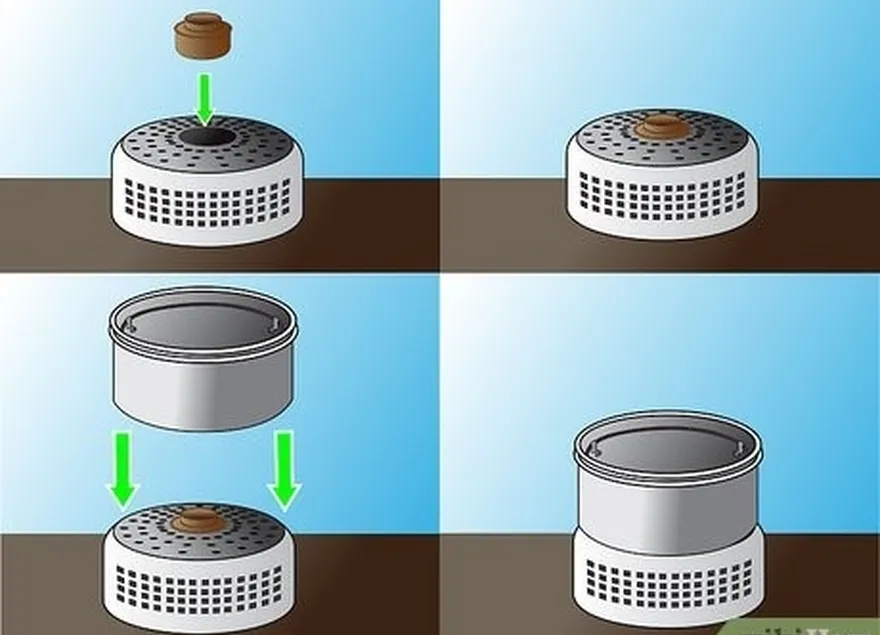 ステップ 4 すぐに蓋を元に戻します。