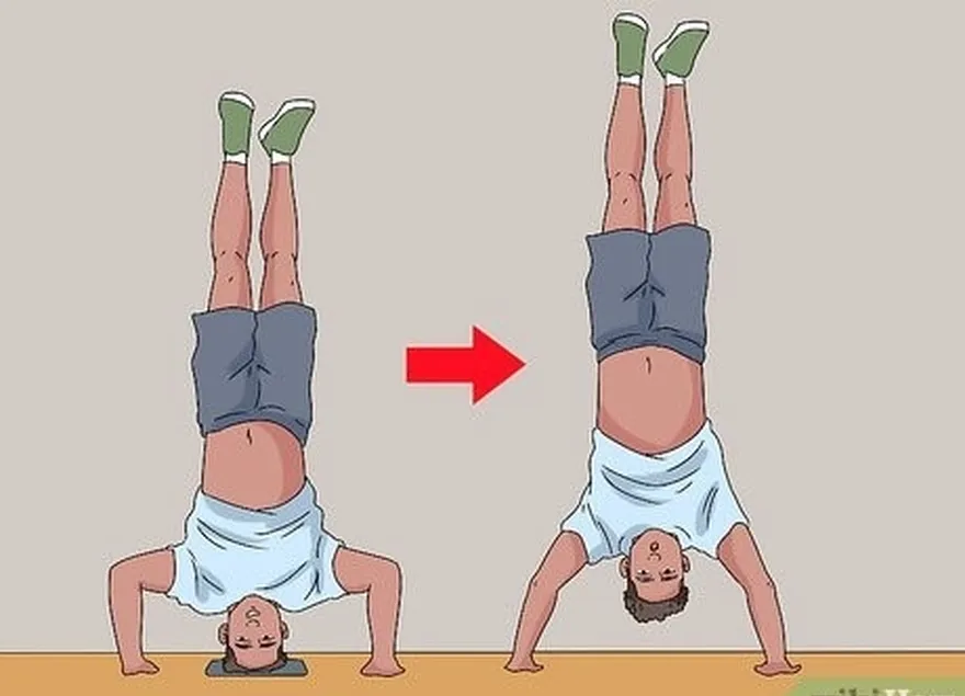 ステップ3試してみてください bottoms-up push ups.